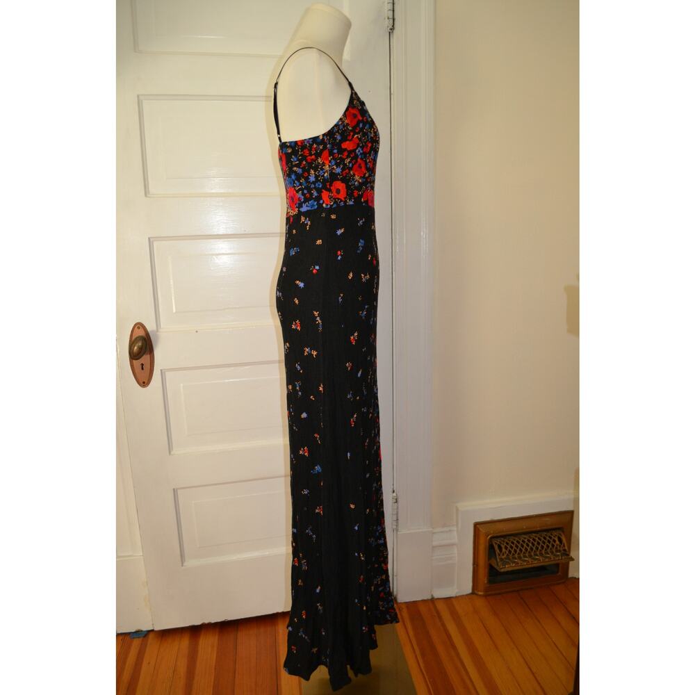Kimchi Blue Flowy Floral Whimsygoth Phoebe Buffay Boho Maxi Dress Size 2 - Picture 5 of 8